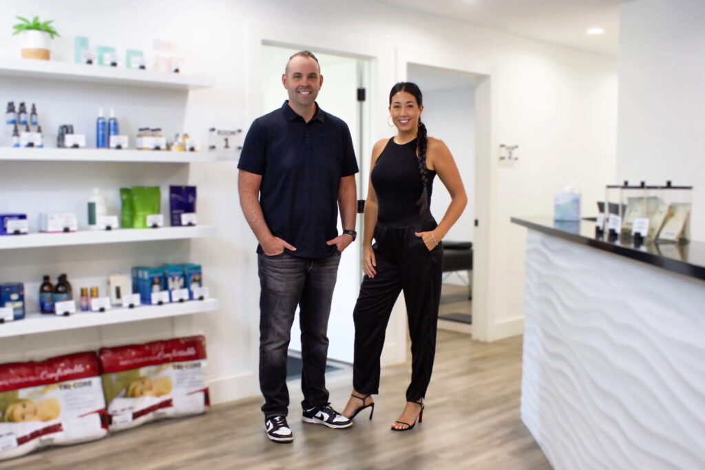 Dr. Kyle Zimmerman and Dr. Krystal Siminski, founders of Sport + Spine.